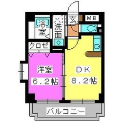 クレセント高宮の物件間取画像